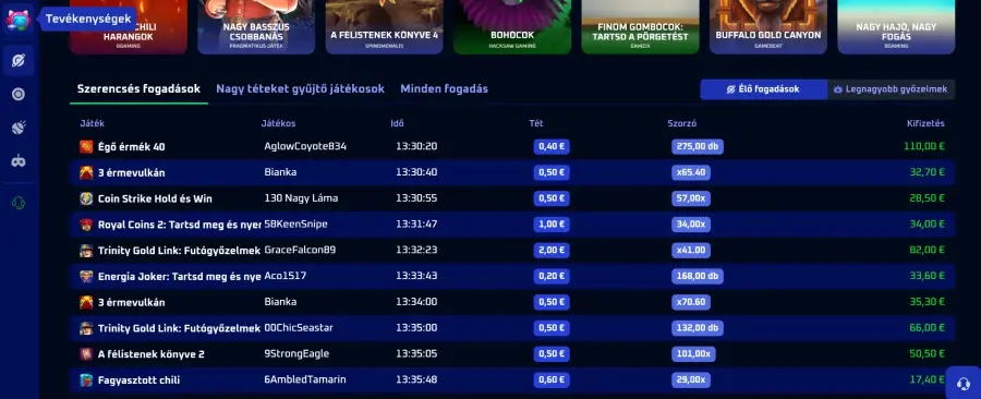 Spinwinera bejelentkezÃ©s